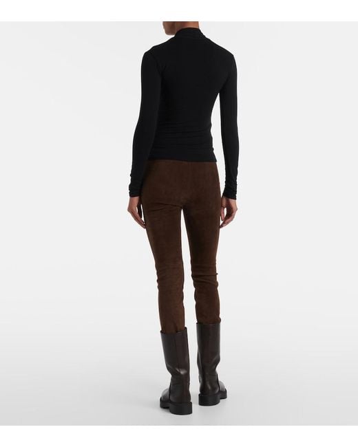 Vince Blue Fixed Wrap Top