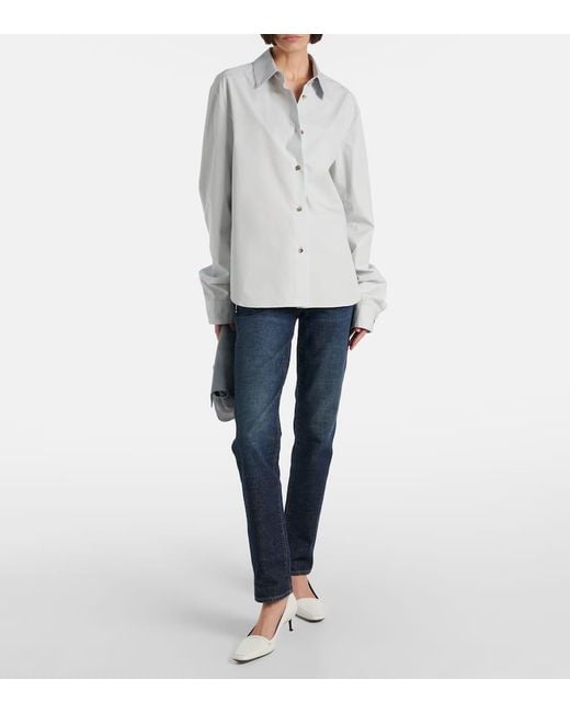 Khaite Blue Straight Jeans Viv