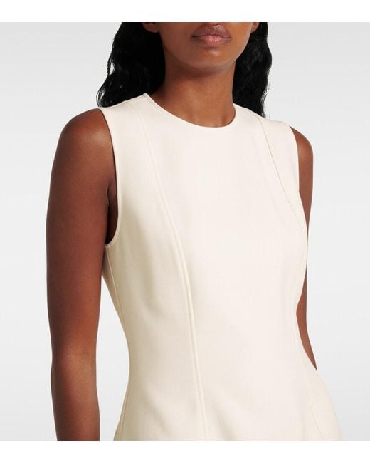 Stella McCartney Natural Crewneck Minidress