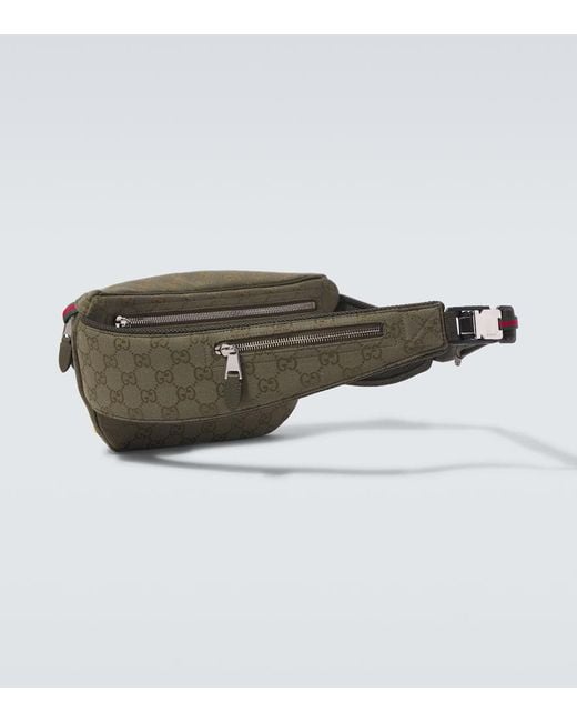 Gucci Guerteltasche Gg Large Aus Canvas in Green für Herren