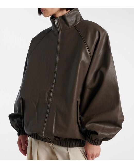 Frankie Shop Brown Senta Bomber Jacket