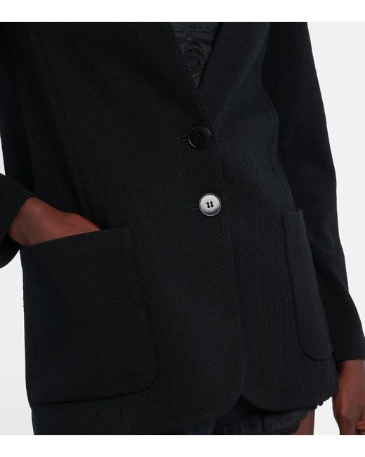Isabel Marant Black Olivia Wool-Blend Jacket