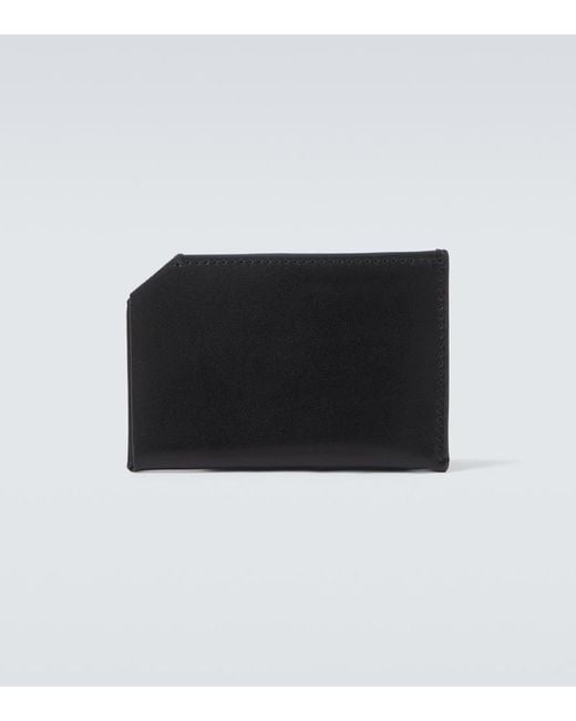 The Row Black Leather Wallet for men