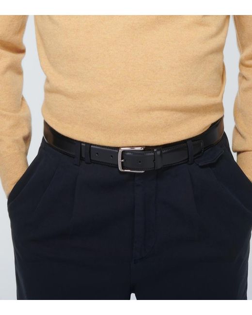 Tod's Black Leather Belt for men