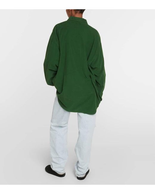 Camisa Penna de pana de algodon The Row de color Green