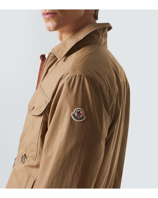 Moncler Natural Cotton Blouson Jacket for men