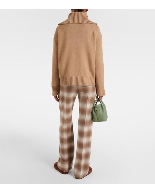 Loro Piana Brown Parksville Cashmere Sweater