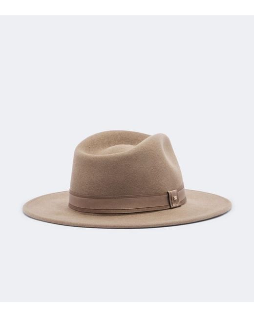 Max Mara Natural Wool And Cashmere Fedora