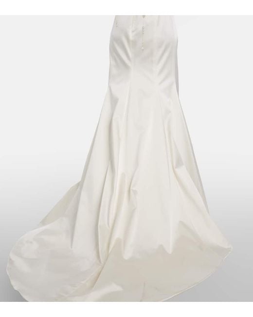 Vivienne Westwood White Bridal Charmer Embellished Gown