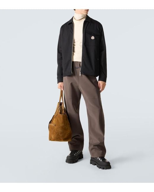 Moncler Black Archivio Cotton Blouson Jacket for men