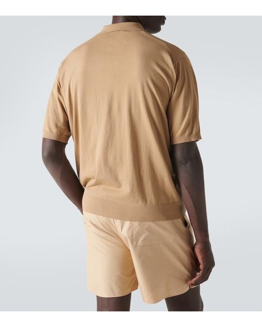 Auralee Natural Cotton Polo Shirt for men