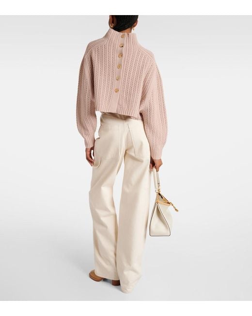 Max Mara Natural Hodeida Wool And Cashmere Sweater