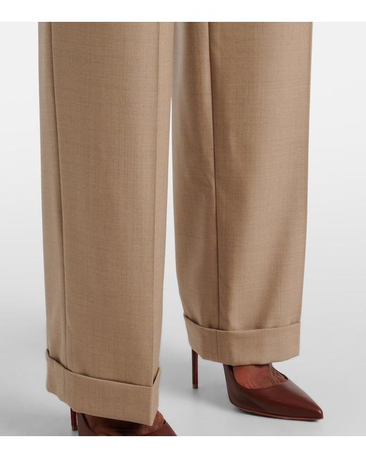 Pantalon Droit Stamford A Taille Haute En Laine Ralph Lauren en coloris Natural