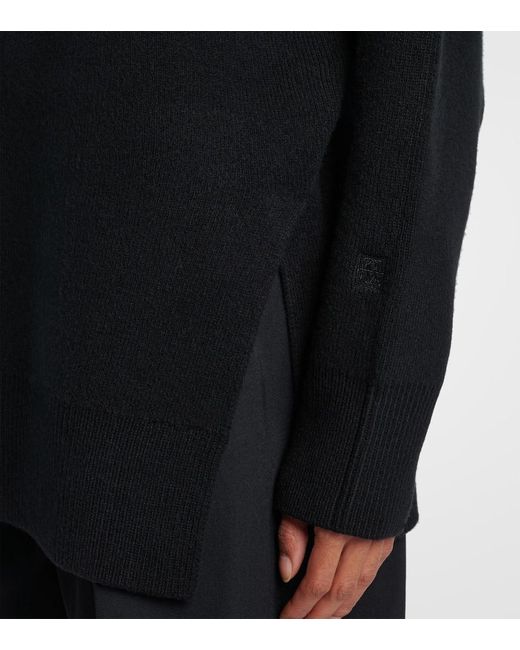 Totême Blue Wool And Cashmere-Blend Sweater