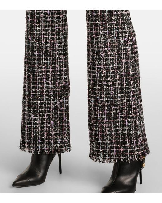 Balmain Gray Wide Trousers