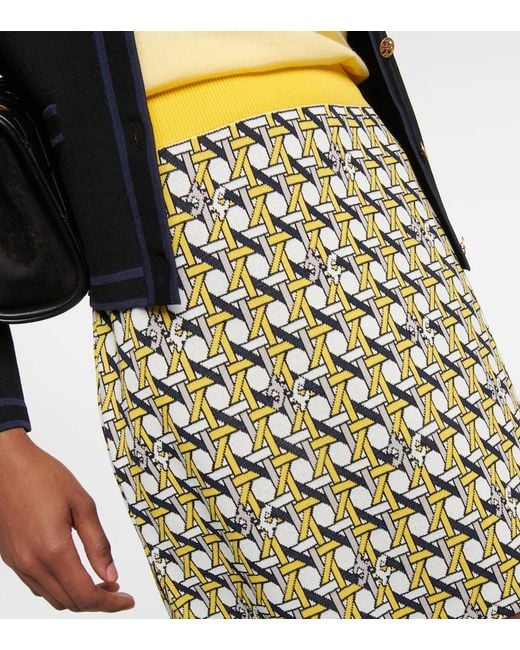 Tory Burch Multicolor Knit Miniskirt