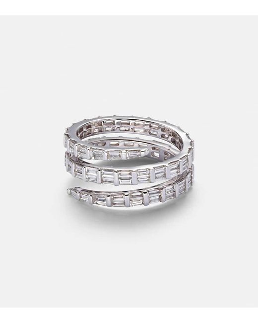 Anello Three Row di Anita Ko in White