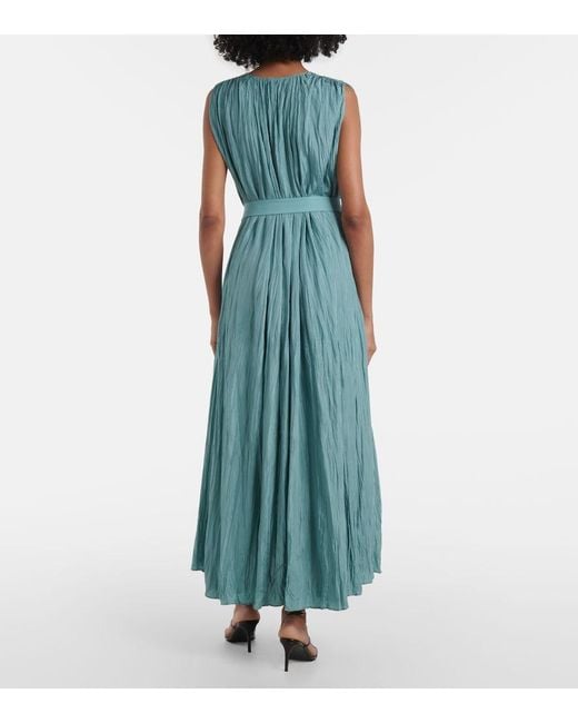 Joseph Blue Martini Silk Maxi Dress
