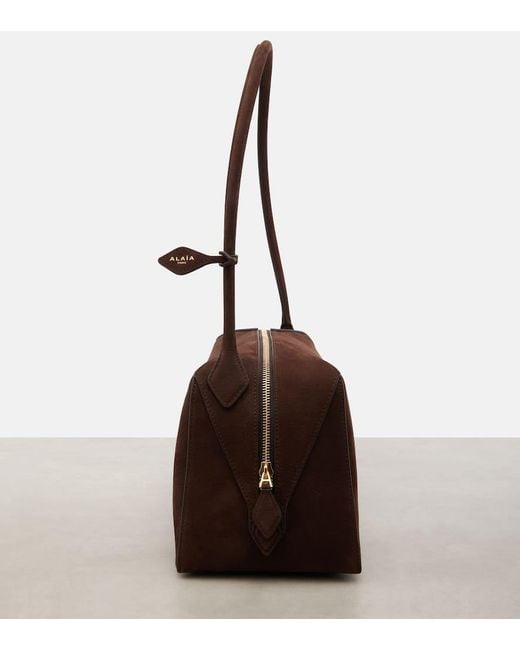 Alaïa Brown East West Leather Shoulder Bag