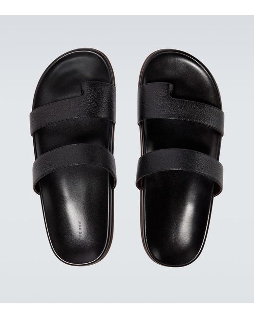 Sandalias Hugh De Piel The Row de hombre de color Black