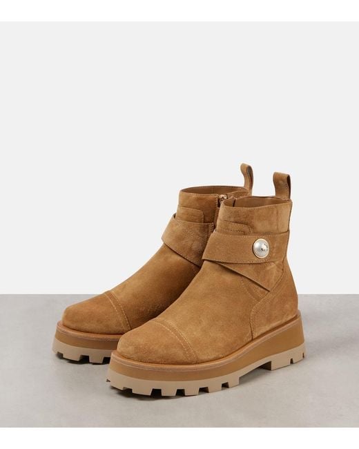 Botines Meena De Ante Jimmy Choo de color Brown