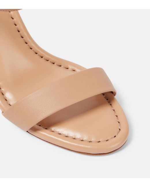 Christian Louboutin Natural Miss Jane 85Mm Leather Sandals