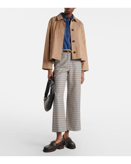 Max Mara Brown Bambola Cotton-Blend Twill Jacket