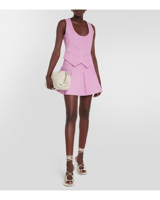 Stouls Pink Adrian Leather Vest