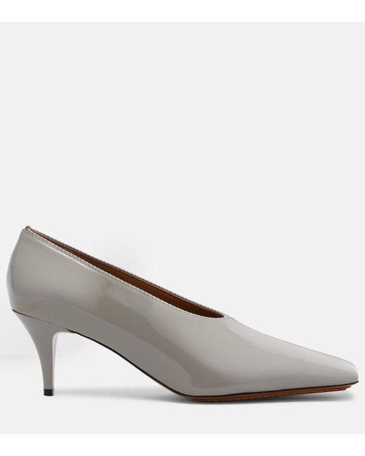Stella McCartney White Coated Pumps