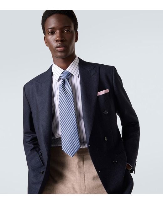 Cravatta di Charvet in Blue da Uomo