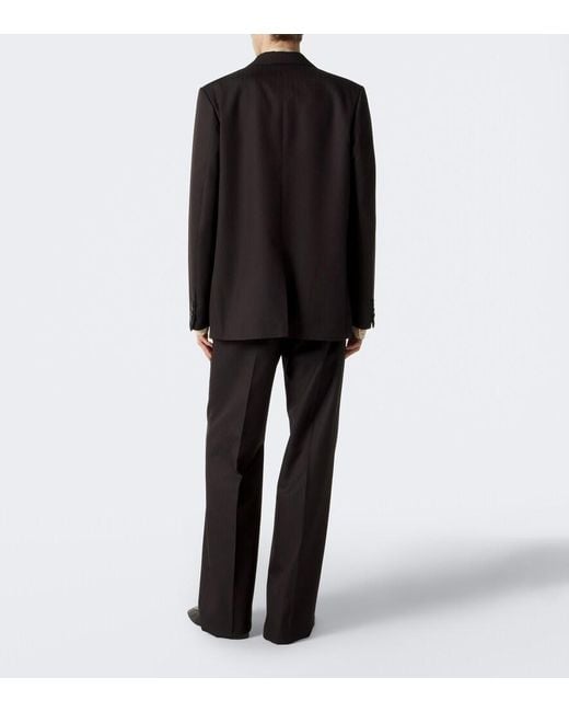 Dries Van Noten Black Wool Suit for men