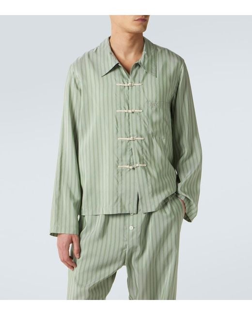 Camicia Sylvan di Bode in Green da Uomo