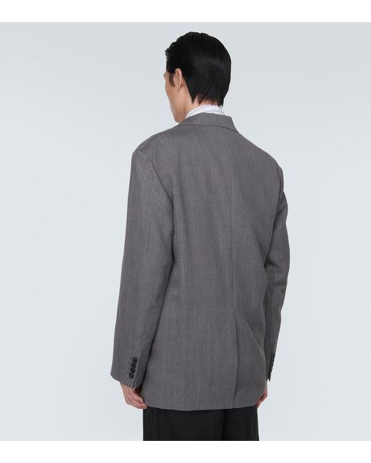 Acne Oversize-Blazer aus einem Wollgemisch in Gray für Herren