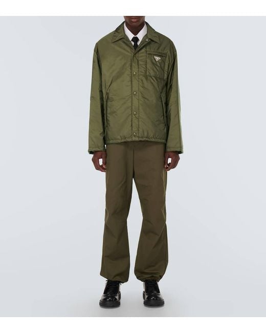 Prada Green Re-Nylon Jacket for men