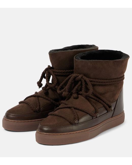 Inuikii Brown Classic Leather Snow Boots