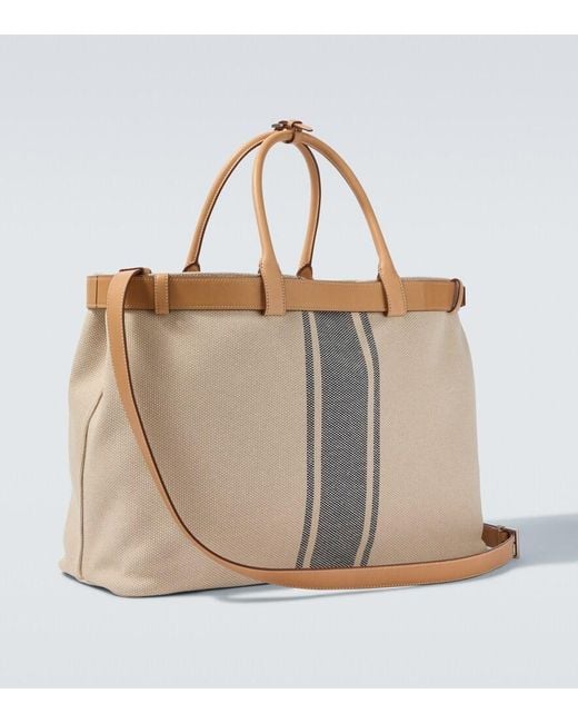 Borsa Buckle di Prada in Natural da Uomo