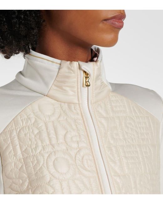 Bogner White Piara Logo Ski Jacket