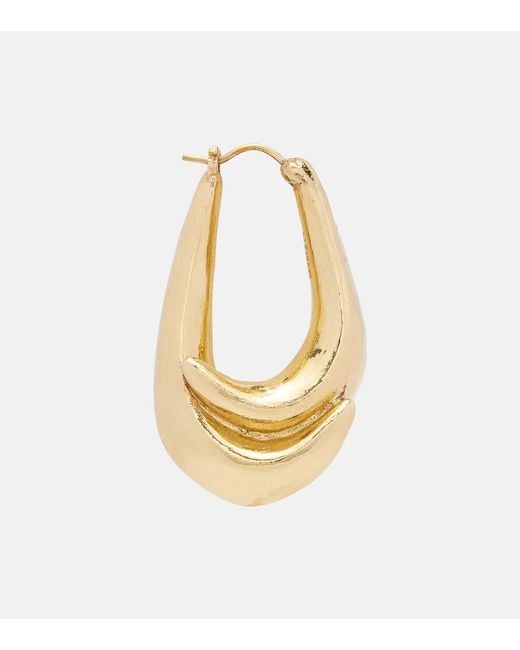 ALÉMAIS Metallic Atomic Hoop Earrings
