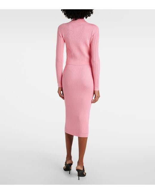 Balmain Pink Cardigans