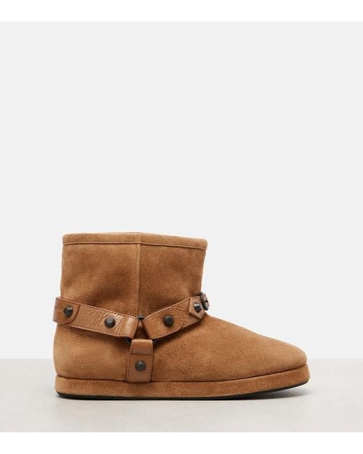 Balenciaga Brown Alaska Soft Stiefeletten