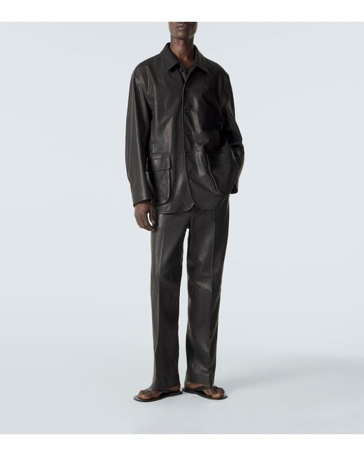 Pantaloni Regular di Auralee in Gray da Uomo