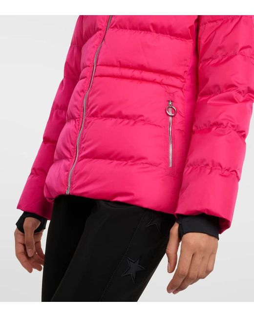 Giacca da sci trapuntata Laila di Fusalp in Pink