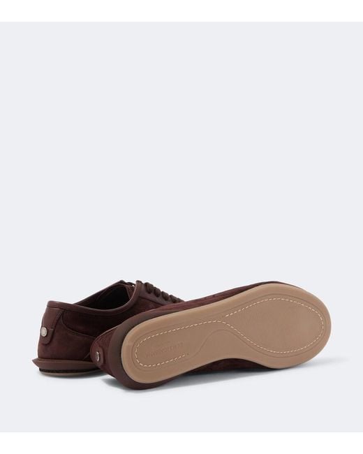Dolce & Gabbana Brown Suede Sneakers for men
