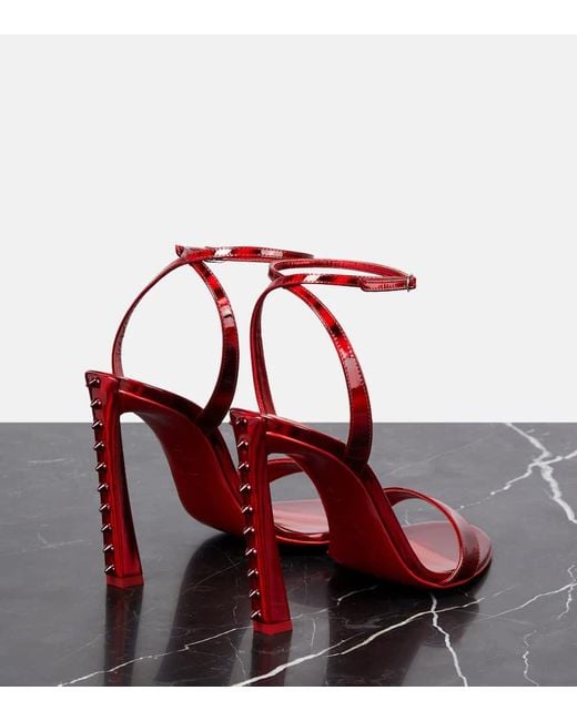 Sandali Condorapik Queen 100 di Christian Louboutin in Red