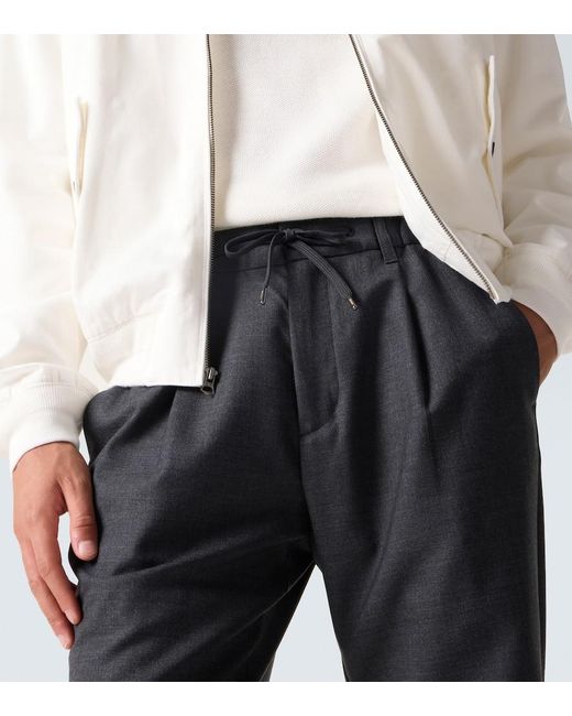 Herno Gerade Hose Aus Gabardinae in Blue für Herren