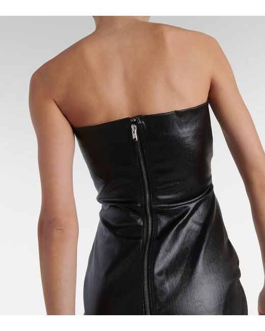 Rick Owens Black Dress Prong Gown