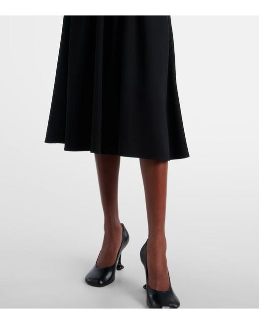 Midi Dresses Loewe de color Black