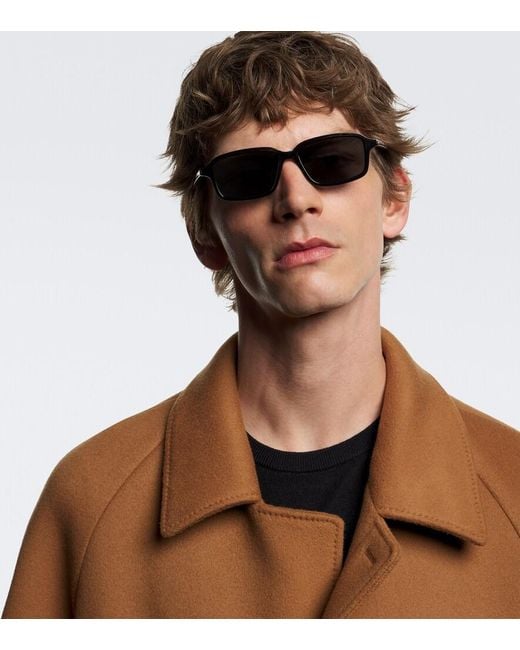Saint Laurent Black Sl 938 Rectangular Sunglasses for men