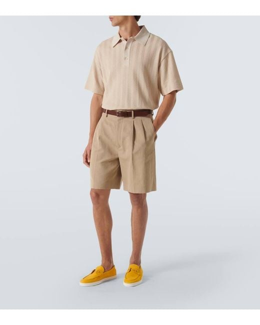 Christian Louboutin Slip-Ons Chambeliboat Aus Leder in Yellow für Herren