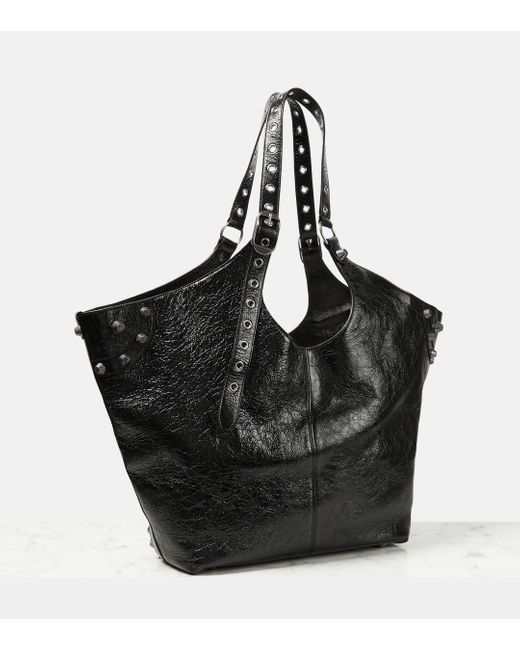 Balenciaga Black Large Le Cagole Carry All Tote Bag
